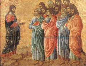 Jesus on Mt Galilee Duccio.jpg